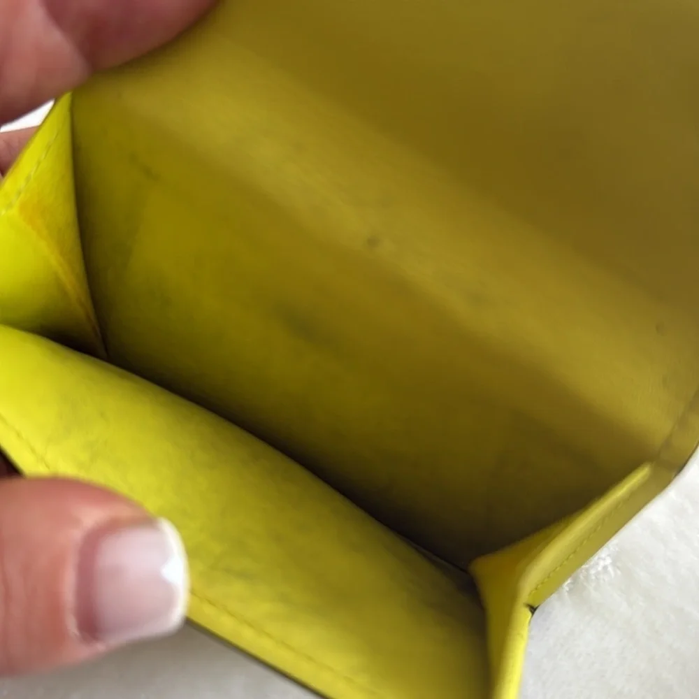 Louis Vuitton Taigarama Discovery Compact Yellow Wallet